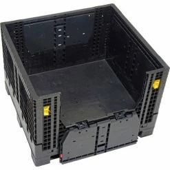 Global Industrial Folding Bulk Shipping Container, 48"Lx45"Wx34"H, 2000 Lb. Capacity, Black 33 Global Industrial Folding Bulk Shipping Container, 48"Lx45"Wx34"H, 2000 Lb. Capacity, Black -Containers & Organizers Sales Store 442211A 09