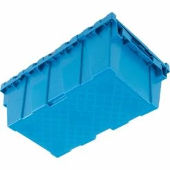 Global Industrial Plastic Attached Lid Shipping and Storage Container 19-5/8x11-7/8x7 Blue 27 Global Industrial Plastic Attached Lid Shipping and Storage Container 19-5/8x11-7/8x7 Blue -Containers & Organizers Sales Store 442218BL 07