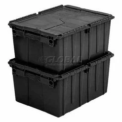 ORBIS Flipak® Distribution Container FP261 - 23-7/8 x 19-5/8 x 12-5/8 Recycled Black -Containers & Organizers Sales Store 442613 02 1