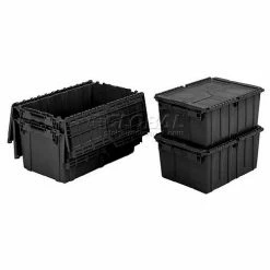 ORBIS Flipak® Distribution Container FP261 - 23-7/8 x 19-5/8 x 12-5/8 Recycled Black -Containers & Organizers Sales Store 442613 03 1
