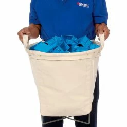 Dandux All Purpose Canvas Basket 1.25 Bushel -Containers & Organizers Sales Store 442633 07