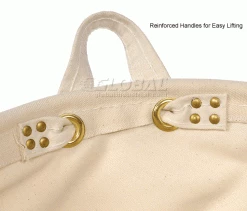 Dandux All Purpose Canvas Basket 1.25 Bushel -Containers & Organizers Sales Store 442633 2wco