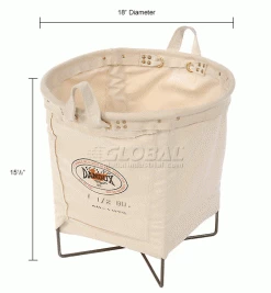 Dandux All Purpose Canvas Basket 1.25 Bushel -Containers & Organizers Sales Store 442633 dim