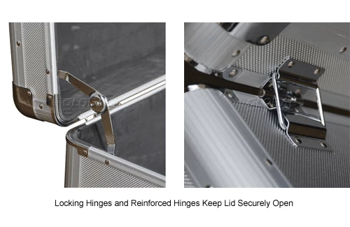 Vestil CASE-A Aluminum Storage Cases Set of Three Sizes 22 Vestil CASE-A Aluminum Storage Cases Set of Three Sizes - Image 22