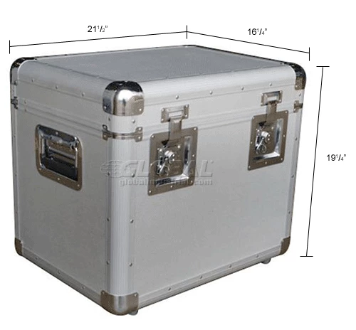 Vestil CASE-M Aluminum Storage Case Medium 21-1/2" x 16-1/4" x 19-1/4" 18 Vestil CASE-M Aluminum Storage Case Medium 21-1/2" x 16-1/4" x 19-1/4" - Image 18