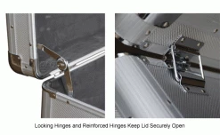 Vestil CASE-L Aluminum Storage Case Large 24" x 18" x 20" -Containers & Organizers Sales Store 442879 4wco