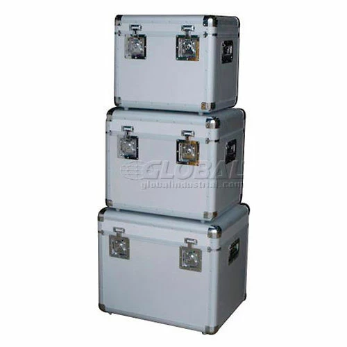 Vestil CASE-A Aluminum Storage Cases Set of Three Sizes 3 Vestil CASE-A Aluminum Storage Cases Set of Three Sizes - Image 3
