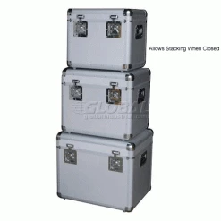Vestil CASE-A Aluminum Storage Cases Set of Three Sizes 42 Vestil CASE-A Aluminum Storage Cases Set of Three Sizes -Containers & Organizers Sales Store 442880 3wco