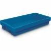 United Visual Products Plastic Utility Tray Dark Blue 26" L X 12-1/2" W X 4-1/2 H - Pkg Qty 5