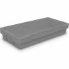 United Visual Products Plastic Utility Tray Gray 26" L X 12-1/2" W X 4-1/2 H - Pkg Qty 5