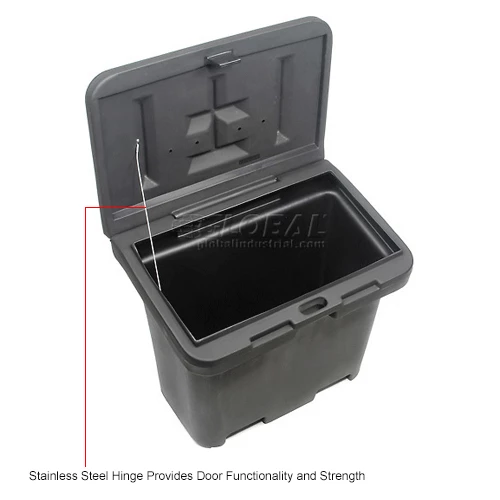 Buyers Products Poly Bulk Container 9031100 - 36"L x 24"W x 30"H, Black 9 Buyers Products Poly Bulk Container 9031100 - 36"L x 24"W x 30"H, Black - Image 9