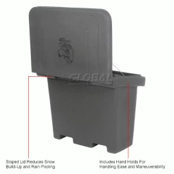 Buyers Products Poly Bulk Container 9031100 - 36"L x 24"W x 30"H, Black 21 Buyers Products Poly Bulk Container 9031100 - 36"L x 24"W x 30"H, Black -Containers & Organizers Sales Store 443114IN 3wco