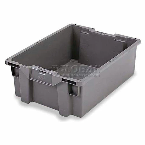 ORBIS Stack-N-Nest Pallet Container GS6040-18 - 23-5/8 x 15-3/4 x 7-1/8 Gray 1 ORBIS Stack-N-Nest Pallet Container GS6040-18 - 23-5/8 x 15-3/4 x 7-1/8 Gray