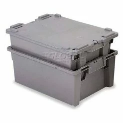 ORBIS Lid CGS6040 For Stack-N-Nest Pallet Container 23-5/8 x 15-3/4 x 1-1/4 Gray -Containers & Organizers Sales Store 443120 02