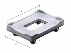 ORBIS Plastic Dolly DGS6040 For Stack-N-Nest Pallet Container -Containers & Organizers Sales Store 443121 dim