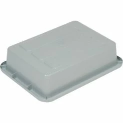 Global Industrial™ Nesting Tote Box 20-1/4"Lx15-1/4"Wx5"H Gray - Pkg Qty 6 -Containers & Organizers Sales Store 443326 06