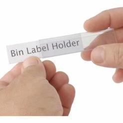 Aigner Tri-Dex TR-0813 Slide-In Label Holder 13/16" x 3" for Shelf Bins, Price per Pack of 25 -Containers & Organizers Sales Store 443429 02