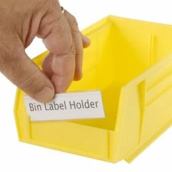 Aigner Tri-Dex TR-1300 Slide-In Label Holder 13/16" x 3" for Shelf Bins, Price per Pack of 25 -Containers & Organizers Sales Store 443430 03