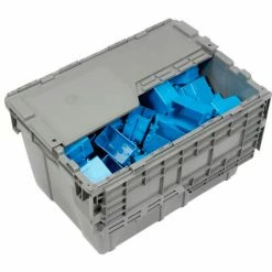 ORBIS Flipak® Distribution Container FP182 - 21-13/16 x 15-3/16 x 12-7/8 Gray -Containers & Organizers Sales Store 443503GY 05