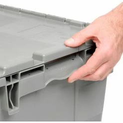 ORBIS Flipak® Distribution Container FP182 - 21-13/16 x 15-3/16 x 12-7/8 Gray -Containers & Organizers Sales Store 443503GY 10