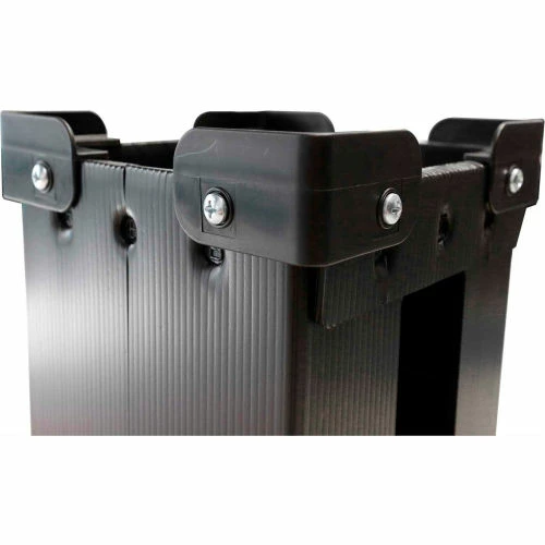 Protektive Pak Plastek Vertical 13" Reel Storage 47206 Stacking Corners 14-1/4" x 14-1/2" x 10-1/4" - Pkg Qty 5 2 Protektive Pak Plastek Vertical 13" Reel Storage 47206 Stacking Corners 14-1/4" x 14-1/2" x 10-1/4" - Pkg Qty 5 - Image 2