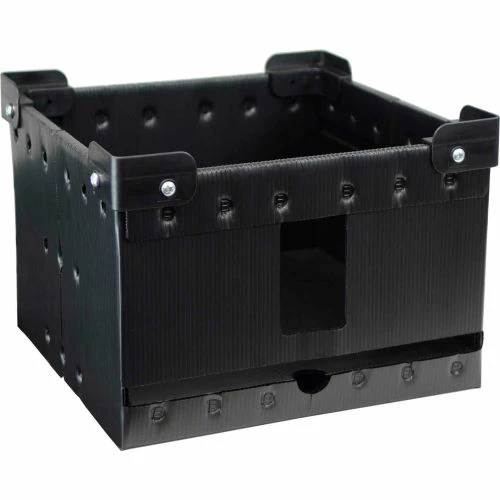 Protektive Pak Plastek Vertical 13" Reel Storage 47206 Stacking Corners 14-1/4" x 14-1/2" x 10-1/4" - Pkg Qty 5 1 Protektive Pak Plastek Vertical 13" Reel Storage 47206 Stacking Corners 14-1/4" x 14-1/2" x 10-1/4" - Pkg Qty 5