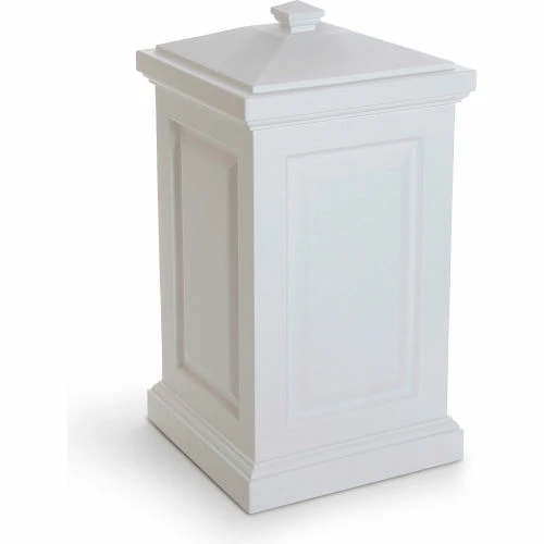 Mayne Berkshire Outdoor Storage Box 4835-B - 20"L x 20"W x 37-3/4"H, White 1 Mayne Berkshire Outdoor Storage Box 4835-B - 20"L x 20"W x 37-3/4"H, White