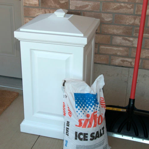 Mayne Berkshire Outdoor Storage Box 4835-B - 20"L x 20"W x 37-3/4"H, White 3 Mayne Berkshire Outdoor Storage Box 4835-B - 20"L x 20"W x 37-3/4"H, White - Image 3