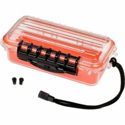 Plano Molding Plano Guide Series Airtight & Waterproof Storage Case, 9"L x 4-7/8"W x 3"H, Orange -Containers & Organizers Sales Store 493260 06