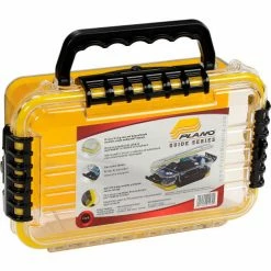 Plano Molding Plano Guide Series Airtight & Waterproof Storage Case, 11"L x 7-1/4"W x 4"H, Yellow -Containers & Organizers Sales Store 493261 02