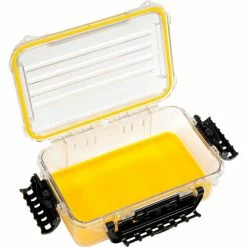 Plano Molding Plano Guide Series Airtight & Waterproof Storage Case, 11"L x 7-1/4"W x 4"H, Yellow -Containers & Organizers Sales Store 493261 05