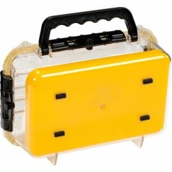 Plano Molding Plano Guide Series Airtight & Waterproof Storage Case, 11"L x 7-1/4"W x 4"H, Yellow -Containers & Organizers Sales Store 493261 09