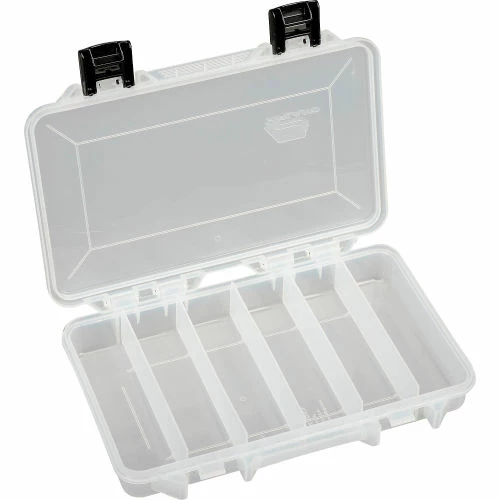 Plano Molding Plano StowAway® 6 Fixed Compartment Box, 11"L x 7-1/4"W x 1-3/4"H, Clear - Pkg Qty 6 3 Plano Molding Plano StowAway® 6 Fixed Compartment Box, 11"L x 7-1/4"W x 1-3/4"H, Clear - Pkg Qty 6 - Image 3