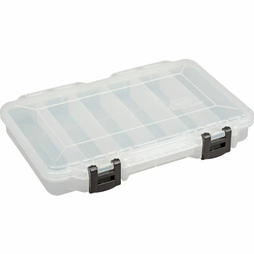 Plano Molding Plano StowAway® 6 Fixed Compartment Box, 11"L x 7-1/4"W x 1-3/4"H, Clear - Pkg Qty 6 5 Plano Molding Plano StowAway® 6 Fixed Compartment Box, 11"L x 7-1/4"W x 1-3/4"H, Clear - Pkg Qty 6 - Image 5