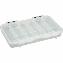 Plano Molding Plano StowAway® 6 Fixed Compartment Box, 11"L x 7-1/4"W x 1-3/4"H, Clear - Pkg Qty 6 19 Plano Molding Plano StowAway® 6 Fixed Compartment Box, 11"L x 7-1/4"W x 1-3/4"H, Clear - Pkg Qty 6 -Containers & Organizers Sales Store 493264 06