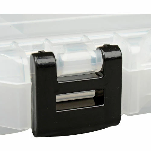 Plano Molding Plano StowAway® 6 Fixed Compartment Box, 11"L x 7-1/4"W x 1-3/4"H, Clear - Pkg Qty 6 8 Plano Molding Plano StowAway® 6 Fixed Compartment Box, 11"L x 7-1/4"W x 1-3/4"H, Clear - Pkg Qty 6 - Image 8