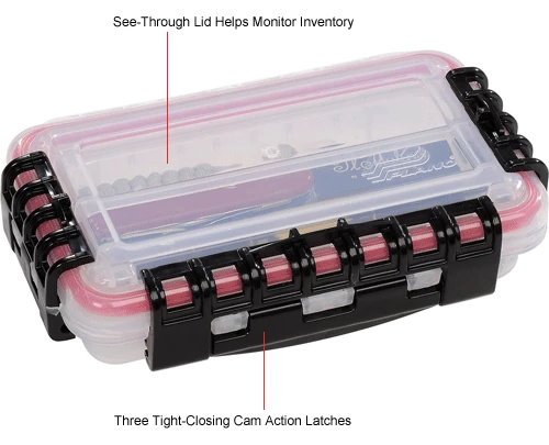 Plano Molding Plano Guide Waterproof StowAway® w/O-Ring Seal Box, 7-3/8"L x 4-1/2"W x1-3/4"H, Clear - Pkg Qty 2 11 Plano Molding Plano Guide Waterproof StowAway® w/O-Ring Seal Box, 7-3/8"L x 4-1/2"W x1-3/4"H, Clear - Pkg Qty 2 - Image 11