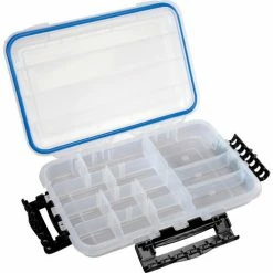 Plano Molding Plano Guide Waterproof StowAway® w/O-Ring Seal Box,10-3/4"Lx7-1/4"W x 1-3/4"H, Clear - Pkg Qty 2 -Containers & Organizers Sales Store 493271 03