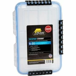 Plano Molding Plano Guide Waterproof StowAway® w/O-Ring Seal Box,10-3/4"Lx7-1/4"W x 1-3/4"H, Clear - Pkg Qty 2 -Containers & Organizers Sales Store 493271 04