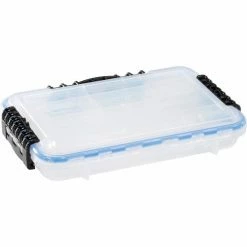 Plano Molding Plano Guide Waterproof StowAway® w/O-Ring Seal Box,10-3/4"Lx7-1/4"W x 1-3/4"H, Clear - Pkg Qty 2 -Containers & Organizers Sales Store 493271 05