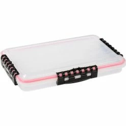 Plano Molding Plano Guide Waterproof StowAway® w/O-Ring Seal Box, 14"W x 9"D x 1-7/8"H, Clear - Pkg Qty 2 -Containers & Organizers Sales Store 493272 02