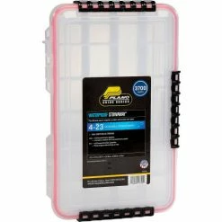 Plano Molding Plano Guide Waterproof StowAway® w/O-Ring Seal Box, 14"W x 9"D x 1-7/8"H, Clear - Pkg Qty 2 -Containers & Organizers Sales Store 493272 04