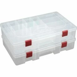 Plano Molding Plano ProLatch™ StowAway® 6-21 Adjustable Compartment Box, 14"Wx9-1/8"Dx2-13/16"H, Clear - Pkg Qty 3 -Containers & Organizers Sales Store 493286 03