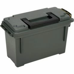 Plano Molding 1312-00 Water Resistant Ammo Can Filed Box, 11-5/8"L x 5-1/8"W x 7-1/8"H, Green 12 Plano Molding 1312-00 Water Resistant Ammo Can Filed Box, 11-5/8"L x 5-1/8"W x 7-1/8"H, Green -Containers & Organizers Sales Store 493295 02