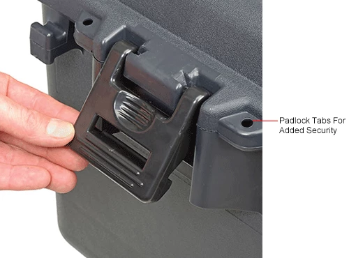 Plano Molding 161900 56 Quart Storage Trunk, 24"L x 15"W x 13"H, Black 10 Plano Molding 161900 56 Quart Storage Trunk, 24"L x 15"W x 13"H, Black - Image 10