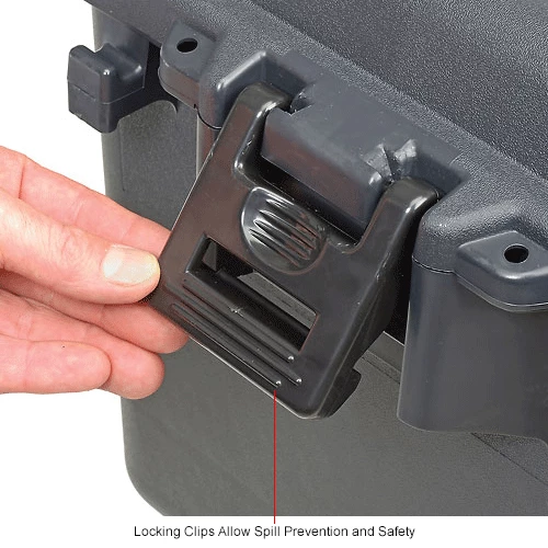 Plano Molding 161900 56 Quart Storage Trunk, 24"L x 15"W x 13"H, Black 12 Plano Molding 161900 56 Quart Storage Trunk, 24"L x 15"W x 13"H, Black - Image 12