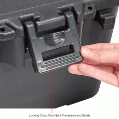 Plano Molding 1719-00 68 Quart Storage Trunk, 30"L x 14-1/4"W x 12-3/4"H, Black -Containers & Organizers Sales Store 493297IN 5wco