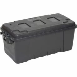 Plano Molding 1719-00 68 Quart Storage Trunk, 30"L x 14-1/4"W x 12-3/4"H, Black -Containers & Organizers Sales Store 493297 04