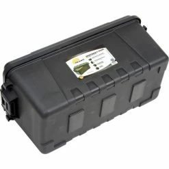 Plano Molding 1719-00 68 Quart Storage Trunk, 30"L x 14-1/4"W x 12-3/4"H, Black -Containers & Organizers Sales Store 493297 05