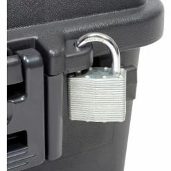 Plano Molding 1719-00 68 Quart Storage Trunk, 30"L x 14-1/4"W x 12-3/4"H, Black -Containers & Organizers Sales Store 493297 07